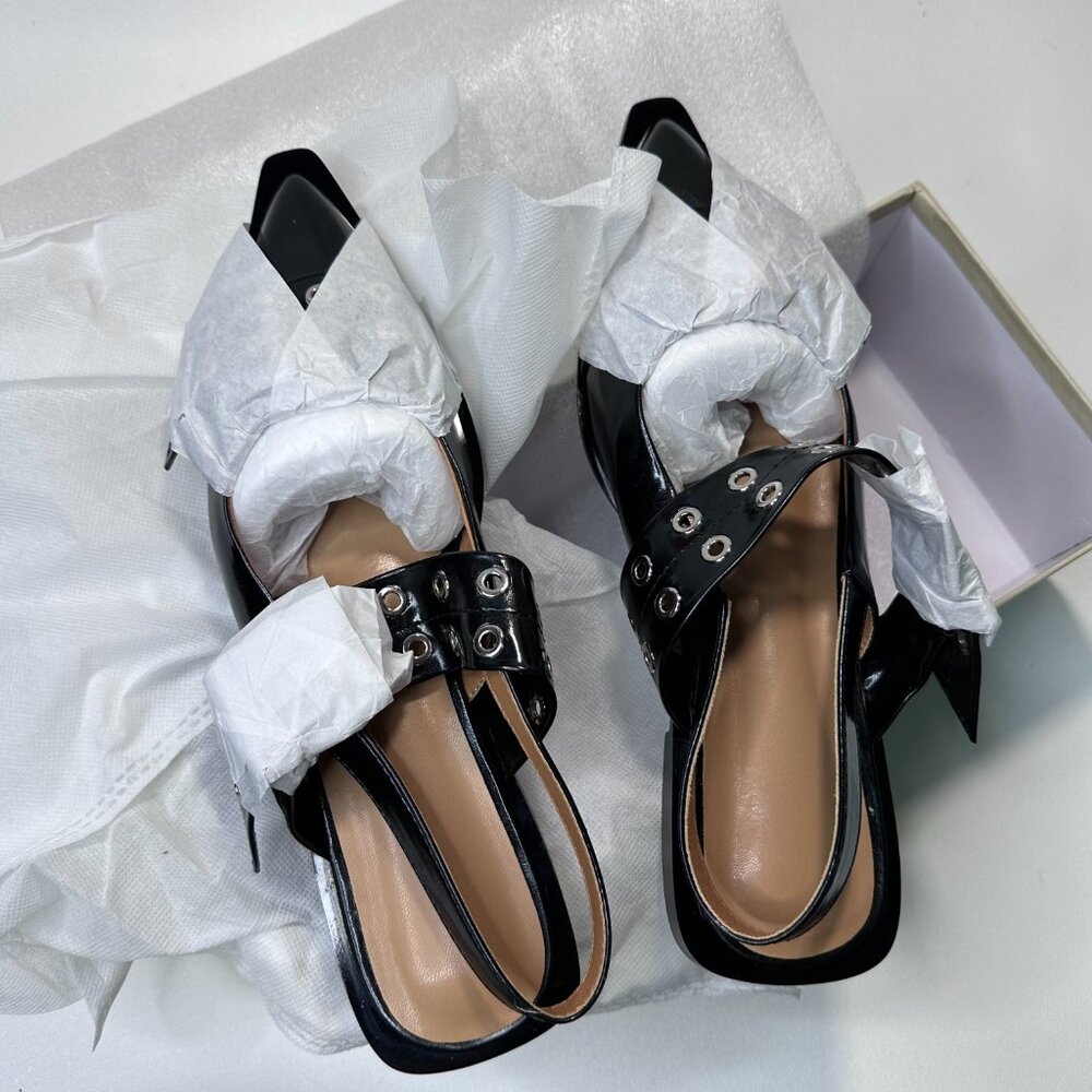 Slingback Pointed Toe Flat - Picture 3 of 5
